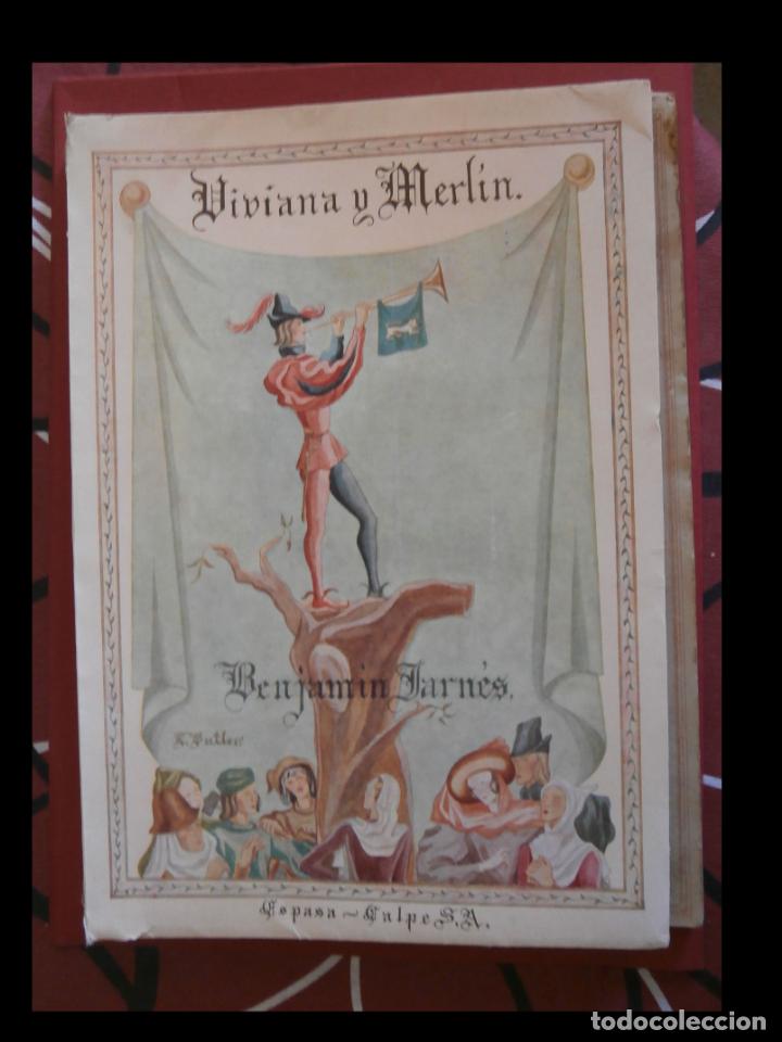 Libros antiguos: Viviana y Merl&iacute;n. Benjam&iacute;n Jarn&eacute;s - Foto 1
