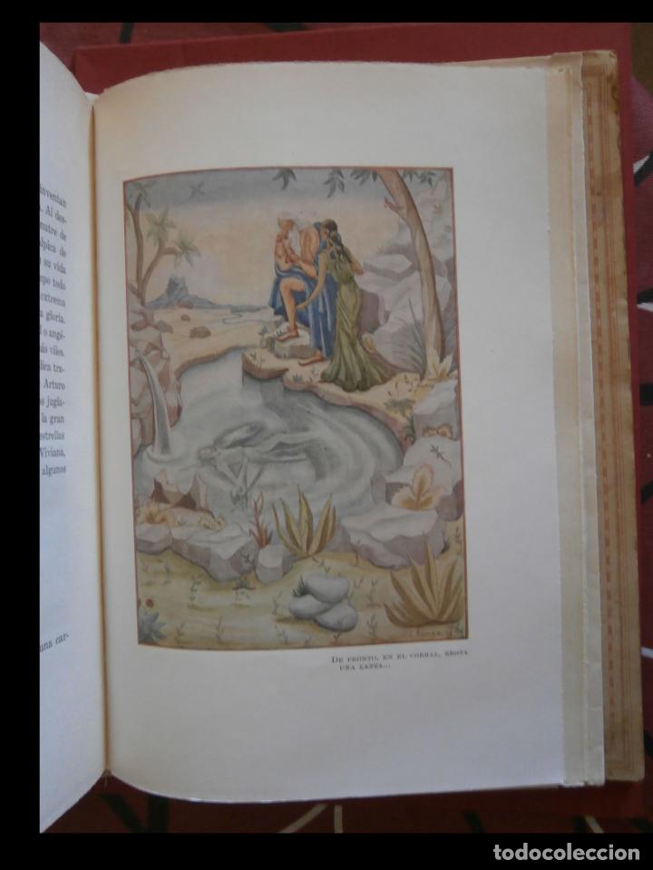 Libros antiguos: Viviana y Merl&iacute;n. Benjam&iacute;n Jarn&eacute;s - Foto 2
