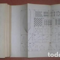 Libros antiguos: GIRO Y ARANOLS, ANDRÉS: CURSO METODICO DE DIBUJO LINEAL PARTE PRIMERA. 1865. 9 LÁMINAS DESPLEGABLES