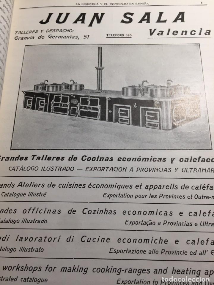 Libros antiguos: LA INDUSTRIA Y EL COMERCIO EN ESPA&Ntilde;A 1916 - Foto 4
