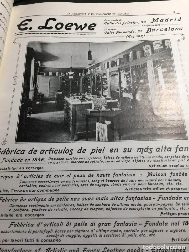 Libros antiguos: LA INDUSTRIA Y EL COMERCIO EN ESPA&Ntilde;A 1916 - Foto 6