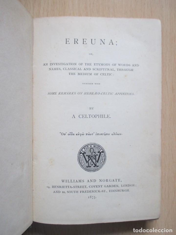 Libros antiguos: Ereuna, de Celtophile - Foto 8