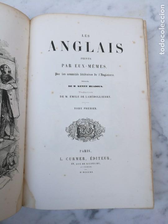 Libros antiguos: Les anglais peints par eux memes 1841 - Foto 2