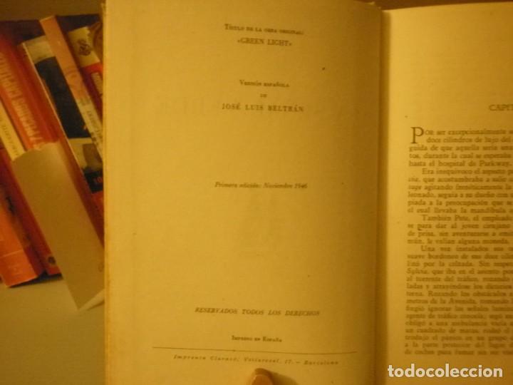 Libros antiguos: LA SE&Ntilde;AL VERDE (LLOYD C.DOUGLAS) 1&ordf; ED.1946 - Foto 2