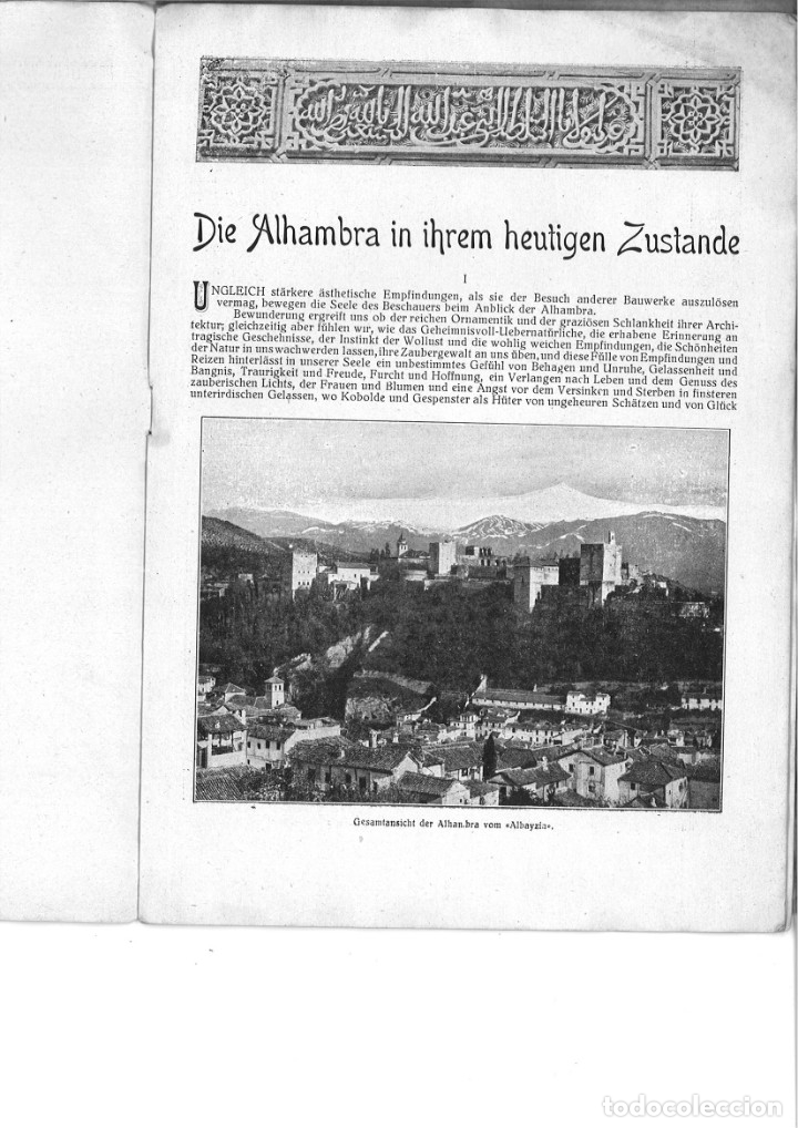 Libros antiguos: DIE ALHAMBRA. Luis Seco de Lucena - Foto 3