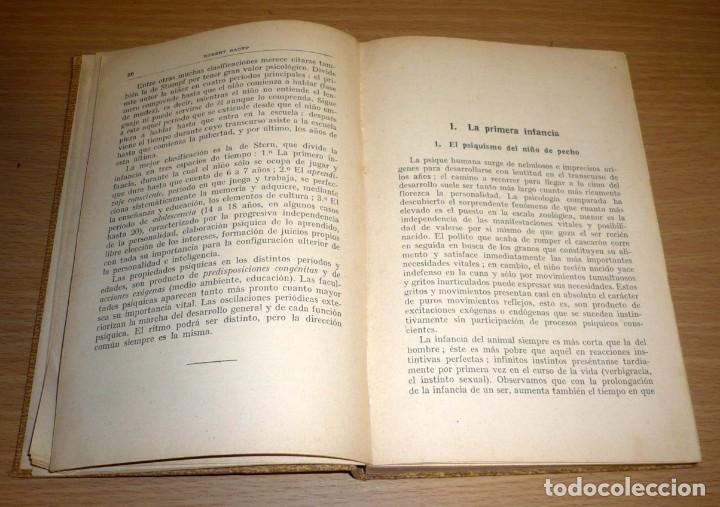 Libros antiguos: Psicolog&iacute;a del Ni&ntilde;o. Prof.Gaupp. 1932 - Foto 5