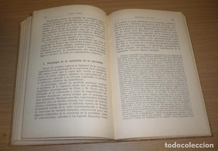Libros antiguos: Psicolog&iacute;a del Ni&ntilde;o. Prof.Gaupp. 1932 - Foto 6