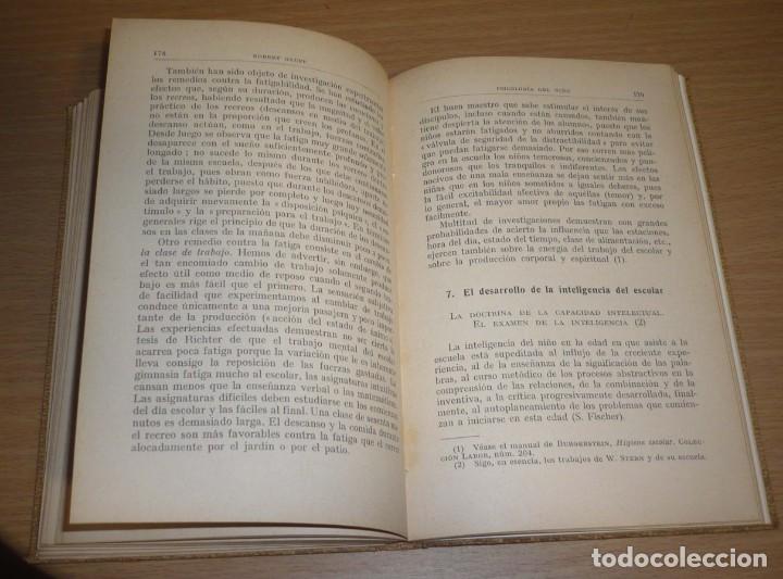 Libros antiguos: Psicolog&iacute;a del Ni&ntilde;o. Prof.Gaupp. 1932 - Foto 7