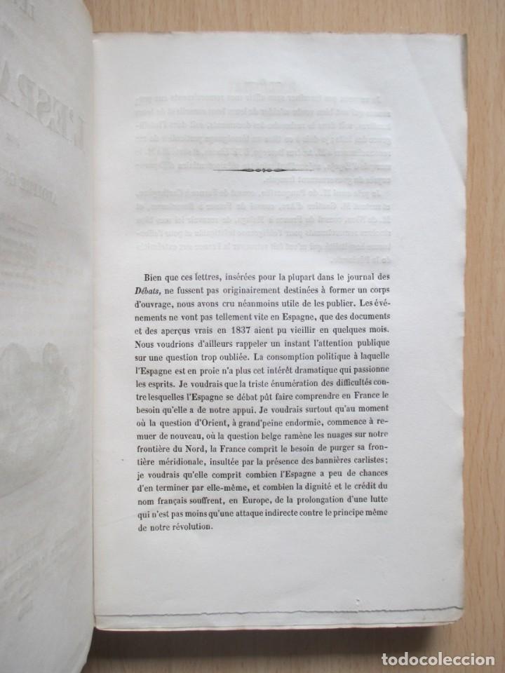 Libros antiguos: Lettres sur l&rsquo;Espagne, de Adolphe Gu&eacute;roult - Foto 5