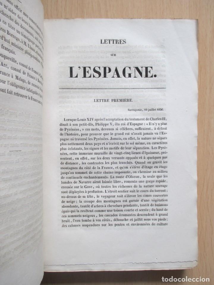 Libros antiguos: Lettres sur l&rsquo;Espagne, de Adolphe Gu&eacute;roult - Foto 6