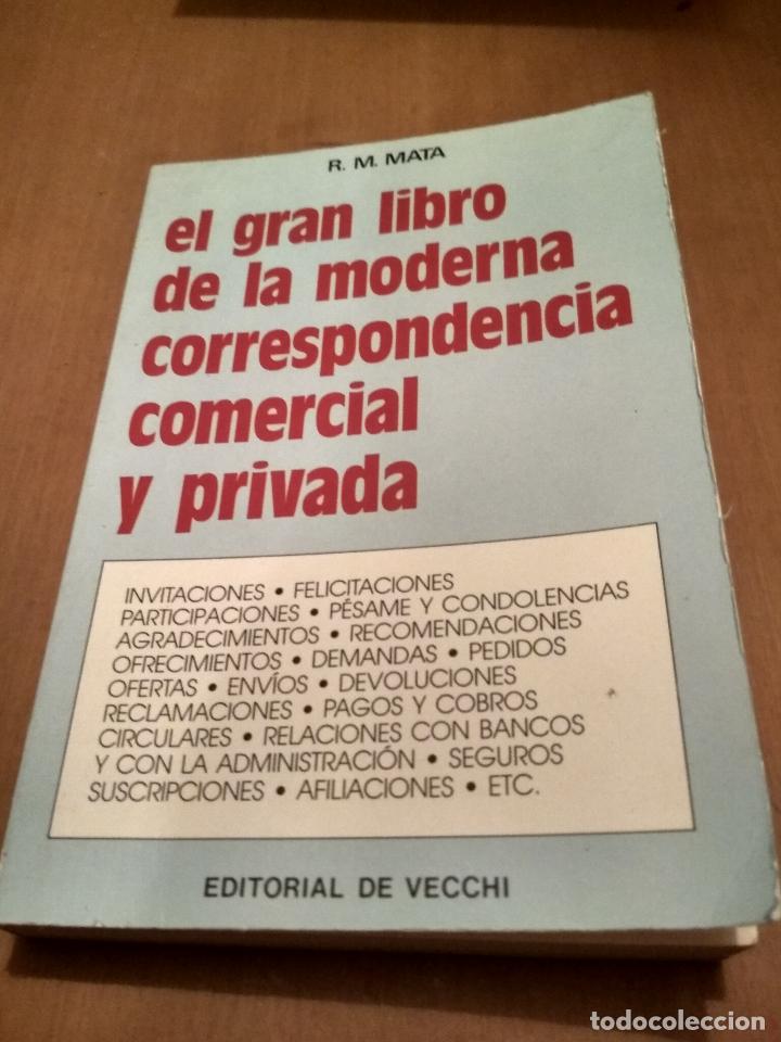 Libros antiguos: El gran libro de la moderna correspondencia comercial y privada - Foto 1