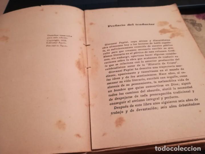Libros antiguos: Gog - Giovanni Papini - D&eacute;cima edici&oacute;n 1933 - Foto 6