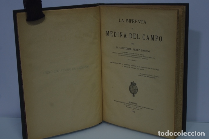 Libri antichi: LA IMPRENTA EN MEDINA DEL CAMPO