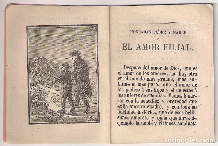 Libros antiguos: LIBRITO DE MURILLO  - SECCI&Oacute;N  MORAL  N&ordm; 5 . A&Ntilde;O 1867 - - Foto 3