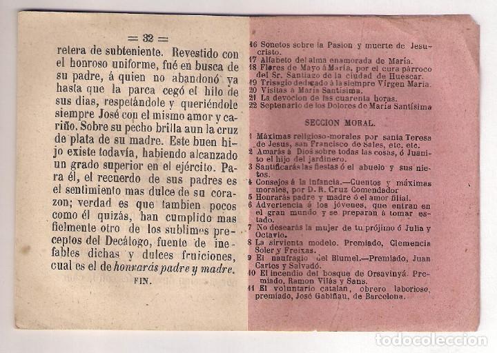 Libros antiguos: LIBRITO DE MURILLO  - SECCI&Oacute;N  MORAL  N&ordm; 5 . A&Ntilde;O 1867 - - Foto 4