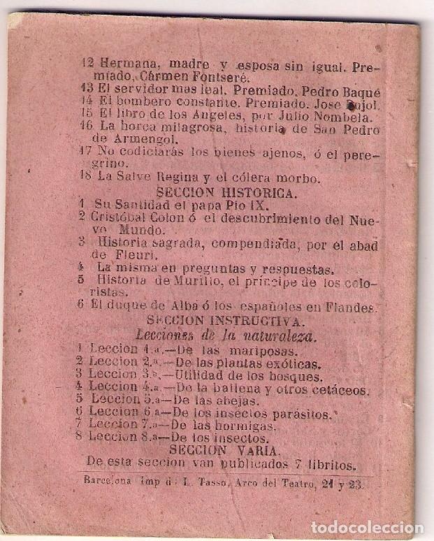 Libros antiguos: LIBRITO DE MURILLO  - SECCI&Oacute;N  MORAL  N&ordm; 5 . A&Ntilde;O 1867 - - Foto 5