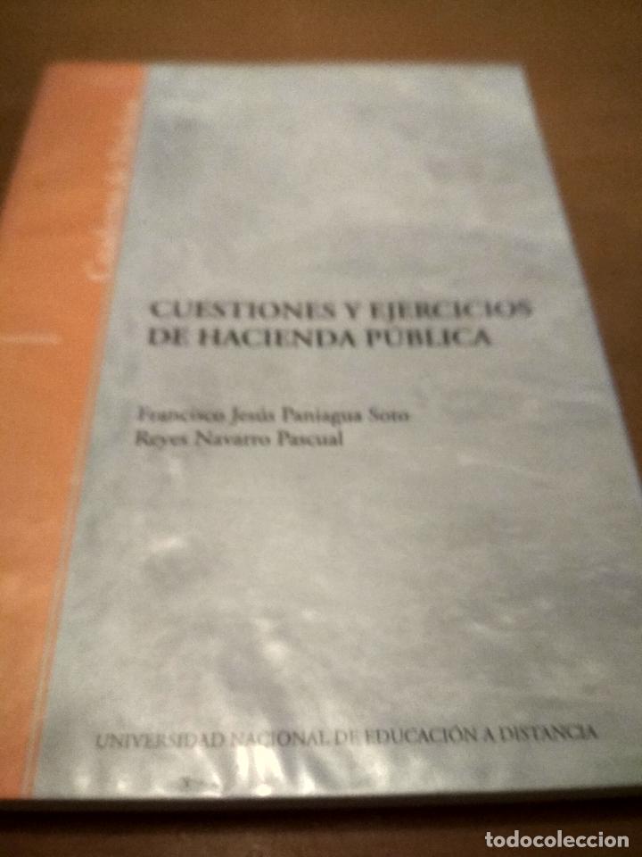 Libros antiguos: Cuestiones y ejercicios de Hacienda p&uacute;blica - Foto 1