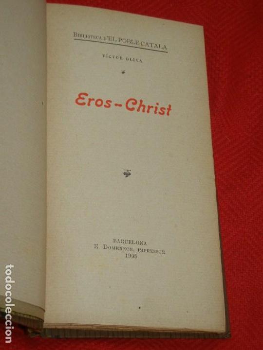 Libros antiguos: EDMON, DE ALFONS MASERAS - E.DOMENECH IMP. 1908 1A.EDICION - Foto 2