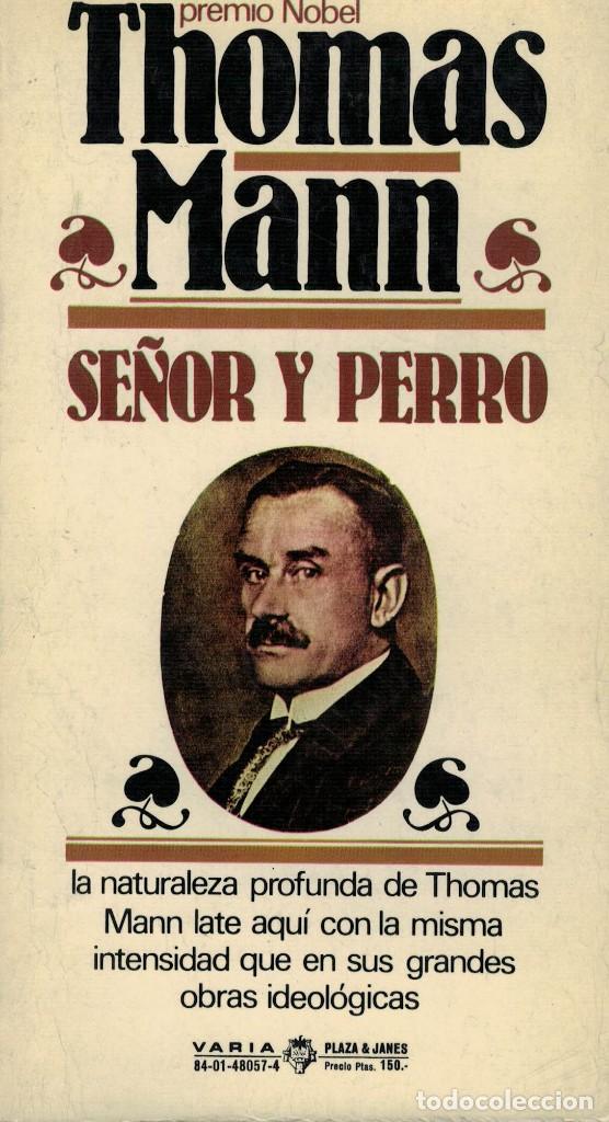 Libros antiguos: Thomas Mann, Se&ntilde;or y perro - Foto 1