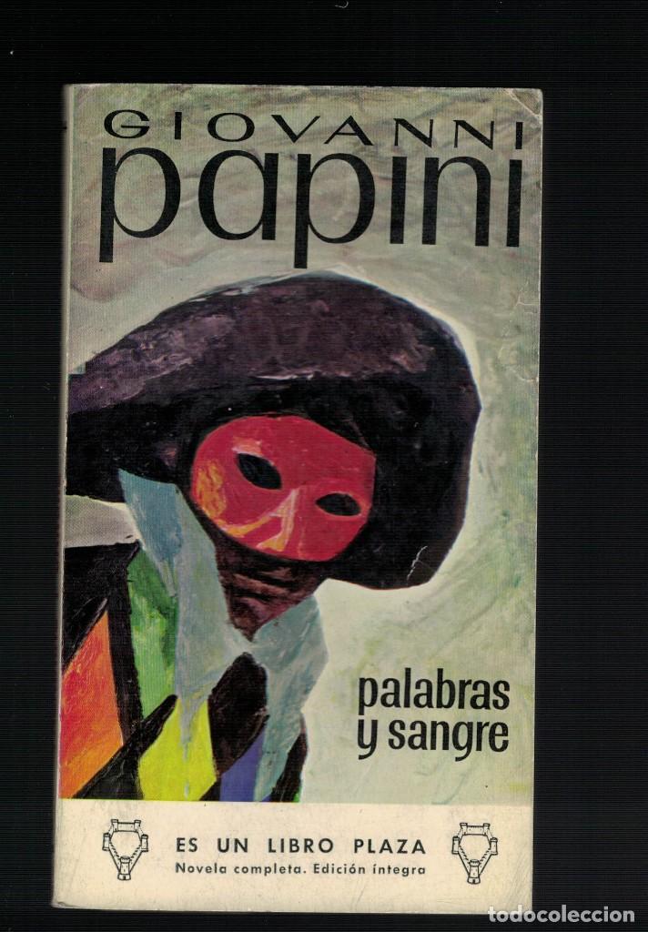 Libros antiguos: Giovanni Papini, Palabras y sangre - Foto 1