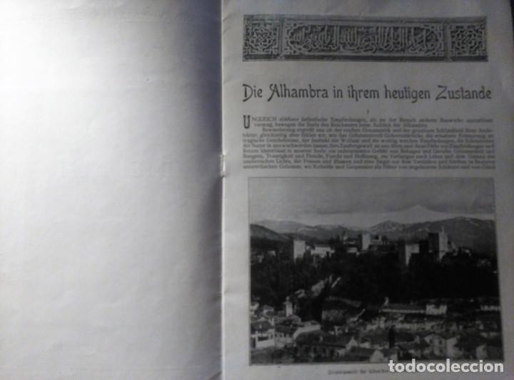 Libros antiguos: Die Alhambra - La Alhambra, Alem&aacute;n, 1927 - Foto 2