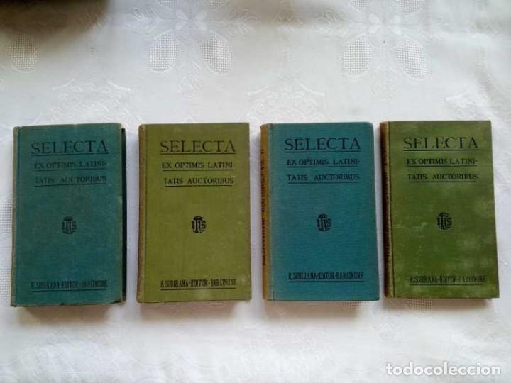 Libros antiguos: SELECTA EX OPTIMIS LATINITATIS AUCTORIBUS. 1921-24. OBRA COMPLETA EN 4 TOMOS. - Foto 1