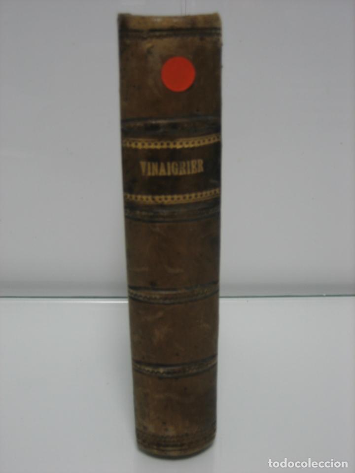 Libros antiguos: Antiguo libro franc&eacute;s sobre el vinagre 1887 - Foto 1