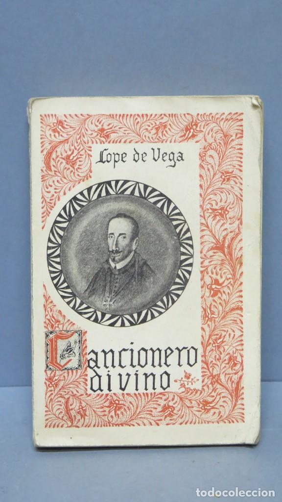 Libros antiguos: CANCIONERO DIVINO. LOPE DE VEGA - Foto 1