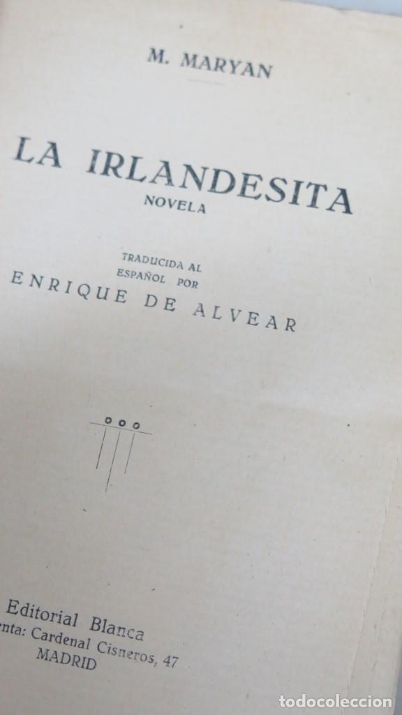 Libros antiguos: LA IRLANDESITA. MARYAN - Foto 2