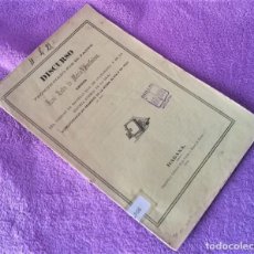Libros antiguos: DISCURSO, JOSE JOFRA RIERA RECTOR, ESCUELAS PIAS GUANABACOA 1868 CUBA. Lote 143080986