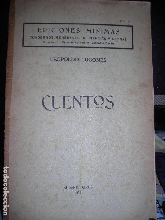 Libros antiguos: CUENTOS      LEOPOLDO LUGONES - Foto 1