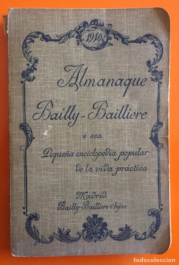 Libros antiguos: ALMANAQUE BAILLY BAILLIERE-   MADRID  1.910 - Foto 1