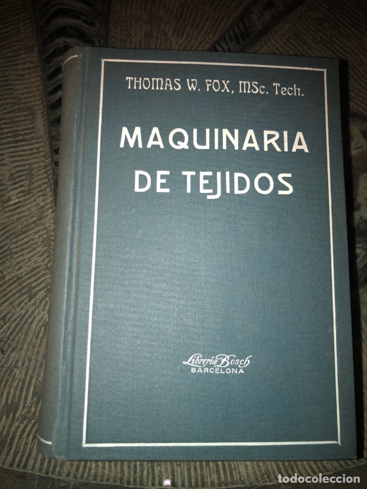 Libros antiguos: Maquinaria de tejidos - Foto 2