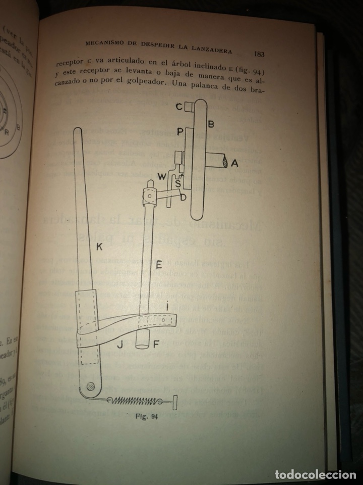 Libros antiguos: Maquinaria de tejidos - Foto 5