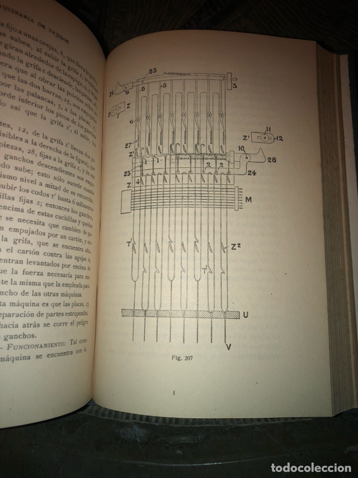 Libros antiguos: Maquinaria de tejidos - Foto 7
