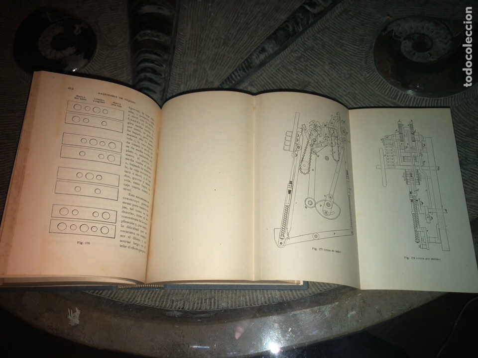 Libros antiguos: Maquinaria de tejidos - Foto 8