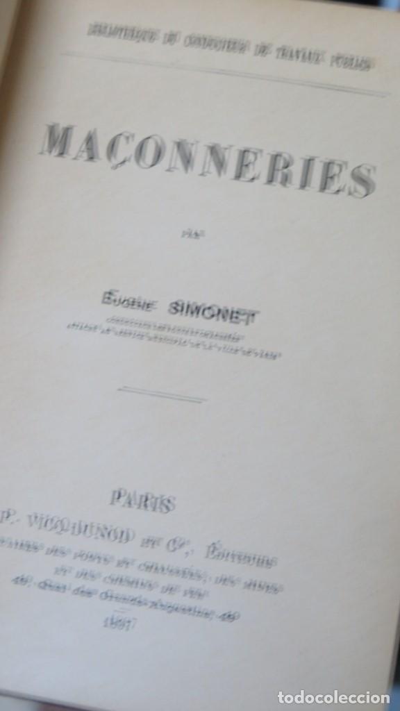 Libros antiguos: 1897.- MA&Ccedil;ONNERIES. EDUARD SIMONET - Foto 2