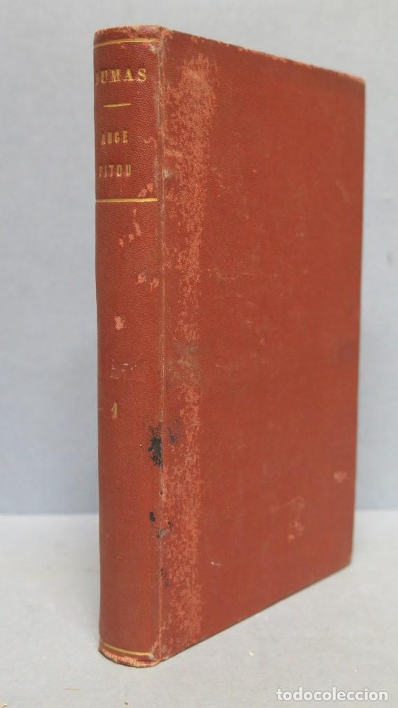 Libros antiguos: 1860.- ANGE PITOU. ALEXANDRE DUMAS. TOMO I - Foto 1