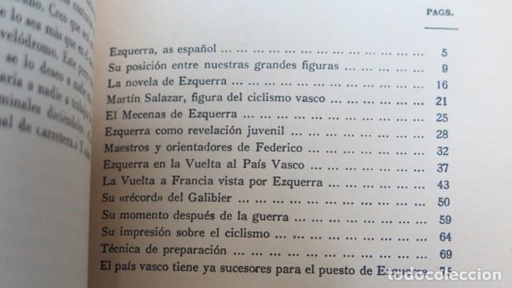 Libros antiguos: EZQUERRA. FLECHA DORADA. CICLISMO - Foto 2
