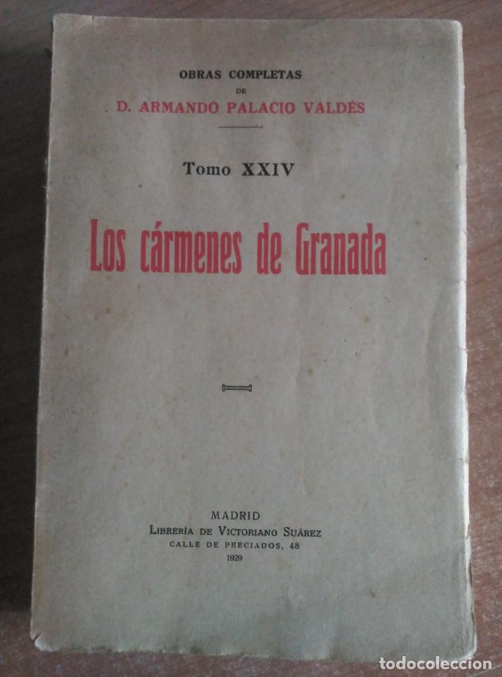 Libros antiguos: Los C&aacute;rmenes de Granada, Palacio Vald&eacute;s, 1929 - Foto 1
