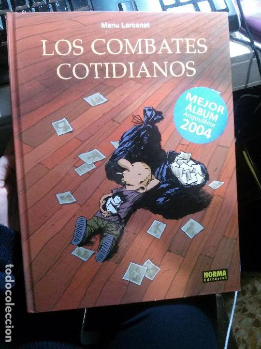 Libros antiguos: los combates cotidianos, manu larcenet, norma editorial. - Foto 1