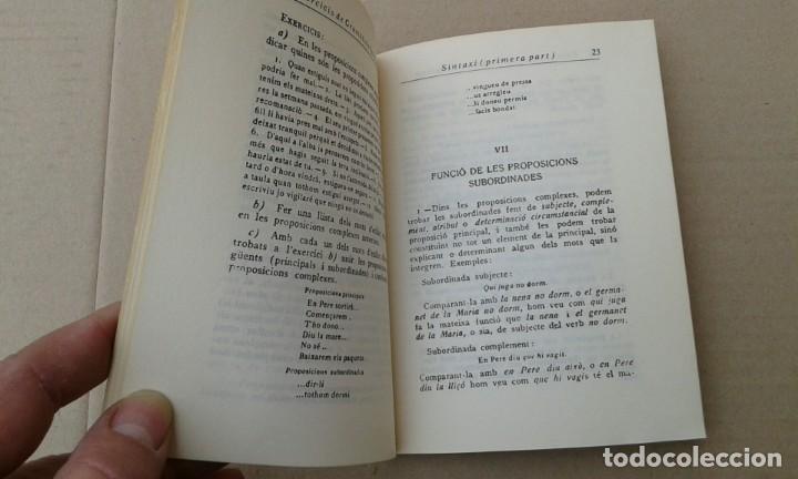 Libros antiguos: EXERCICIS DE GRAMATICA CATALANA. VOLUM III - Foto 6