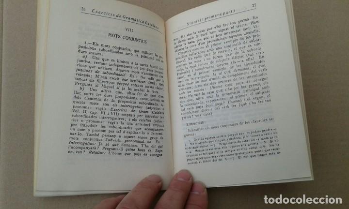Libros antiguos: EXERCICIS DE GRAMATICA CATALANA. VOLUM III - Foto 7