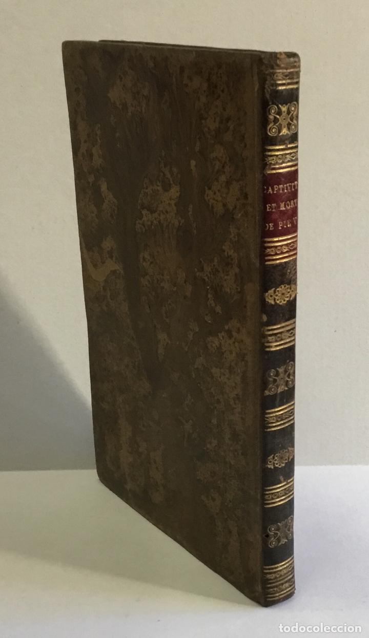 Libros antiguos: LA CAPTIVIT&Eacute; ET LA MORT DE PIE VI. - DE MERCK, General. - Foto 1