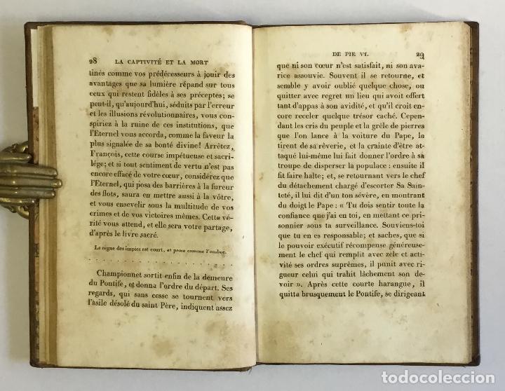 Libros antiguos: LA CAPTIVIT&Eacute; ET LA MORT DE PIE VI. - DE MERCK, General. - Foto 6