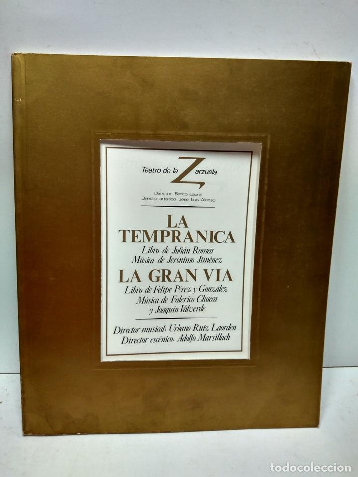 Libros antiguos: LIBRO - LA TEMPRANICA Y LA GRAN VIA / N-7806 - Foto 1
