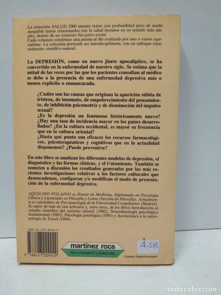 Libros antiguos: LIBRO - LA DEPRESION - A.POLAINO-LORENTE - MARTINEZ ROCA / N-8217 - Foto 2