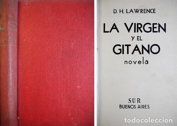 Libros antiguos: LAWRENCE, David Herbert. La v&iacute;rgen y el gitano. Novela. 1934. - Foto 1