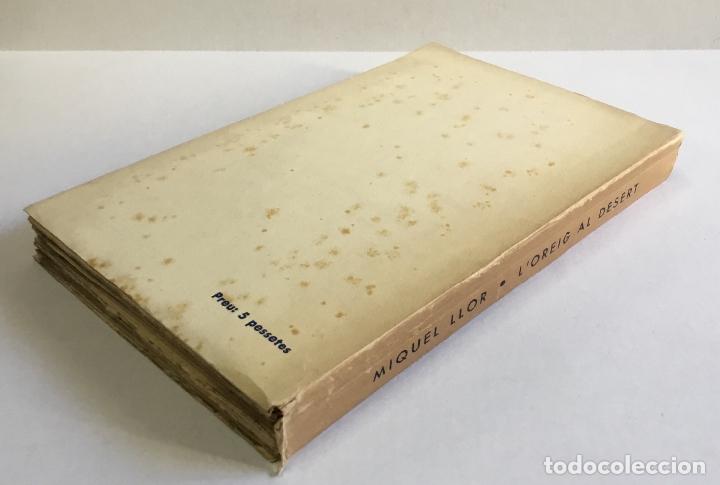 Libros antiguos: LOREIG AL DESERT. Novel&middot;la. - LLOR, Miquel. - Foto 2