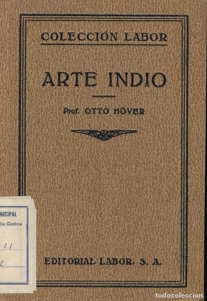 Libros antiguos: Otto H&ouml;ver, Arte Indio - Foto 1